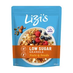 Lizi S Low Sugar Granola Nuts Seeds 400g