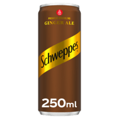 Schweppes Ginger Ale Carbonated Soft Drink 250ml