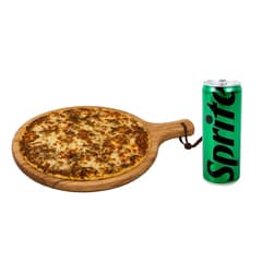 Danube Bakery Manageesh Cheese with Zatar + Sprite Zero Calories 320ml