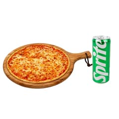 Danube Bakery Manageesh Cheese With Sauce + Sprite 320ml
