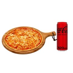 Danube Bakery Manageesh Cheese With Sauce + Coca Cola Zero 320ml
