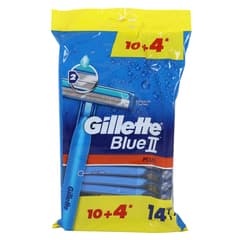 Gillette Blue Ii Plus Men S Disposable Razors 10 4 Pcs