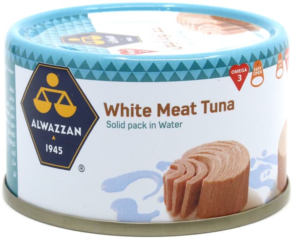 Al Wazzan White Meat Tuna In Water 90G