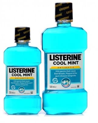 Listerine Cool Mint Mouthwash 500Ml +250Ml