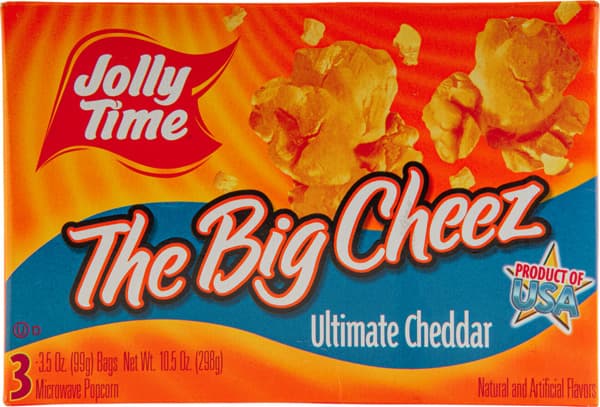 Jolly Time The Big Cheez Ultimate Cheddar Popcorn 255G