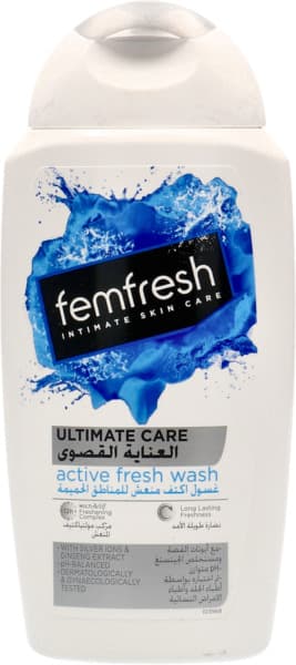 Femfresh Ultimate Care Active Fresh Wash 250ml