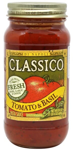 Classico Tomato & Basil Pasta Sauce 680G