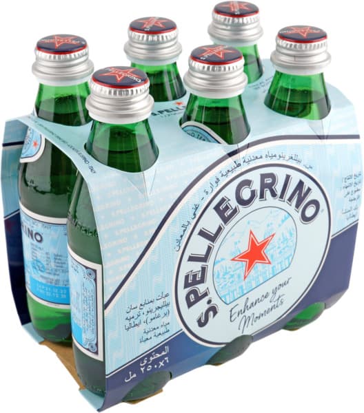San Pellegrino Sparkling Mineral Water 6X250Ml