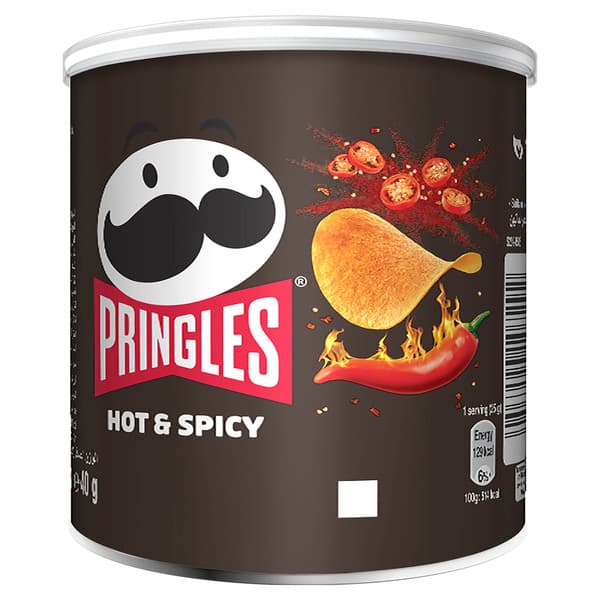Pringles Hot & Spicy Potato Chips 40G