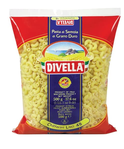 Divella Chifferini Lisci Pasta 500g