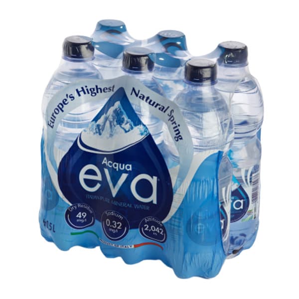 Acqua Eva Natural Mineral Water 6x500ml