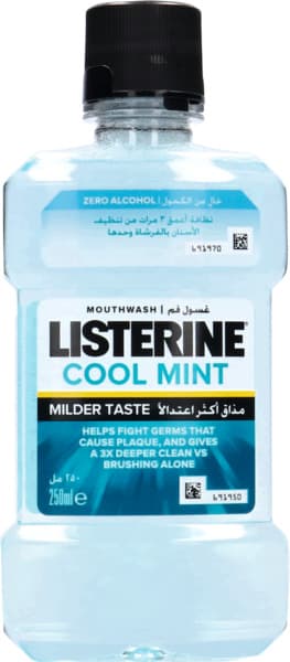 Listerine Zero Cool Mint Mouthwash 250Ml