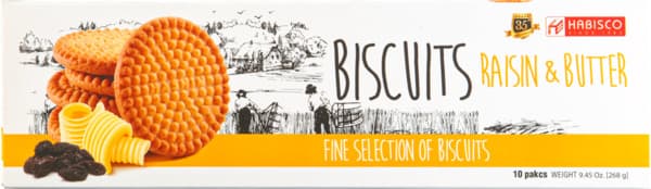 Habisco Biscuit Raisin & Butter 268G
