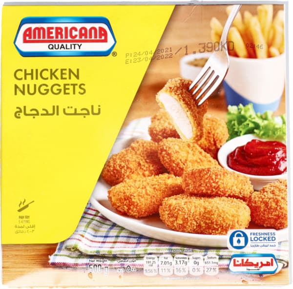 Americana Chicken Nuggets 500G