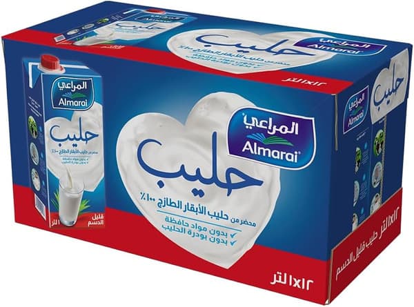 Almarai Low Fat Milk 12X1L