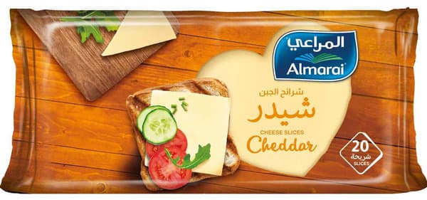 Almarai Cheddar Cheese Slices 400G