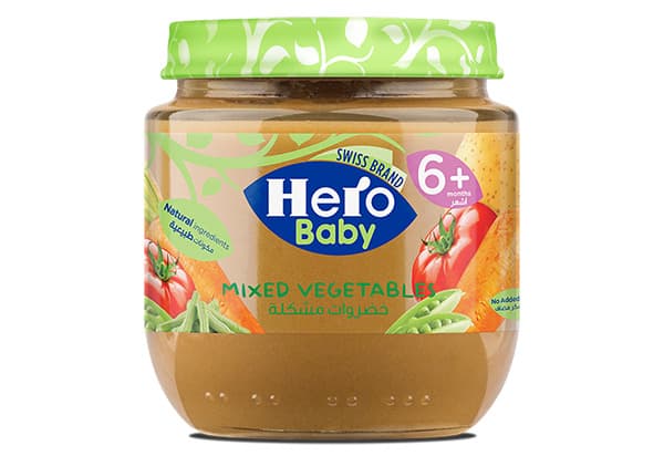 Hero Baby Mixed Vegetable Puree 6 Months+ 125G