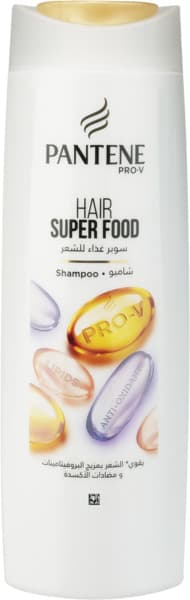 Pantene 3 Minute Miracle Superfood Full & Strong Shampoo 400Ml