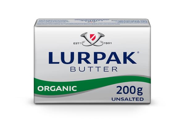 Lurpak Organic Butter Unsalted 200G