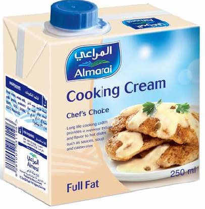 Almarai Chef's Choice Full Fat Cooking Cream 250Ml