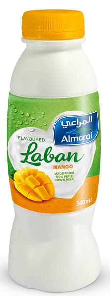 Almarai Laban Mango Flavored 340Ml