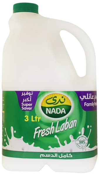 Nada Fresh Full Cream Laban 3L