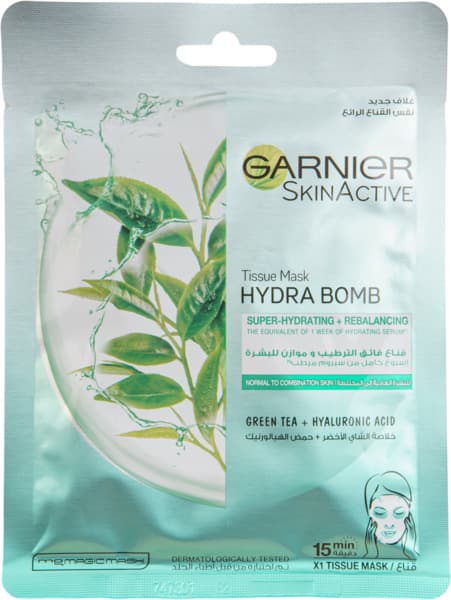 Garnier Skinactive Hydra Bomb Green Tea For Normal To Combination Skin