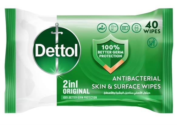 Dettol Antibacterial Wipes 40's