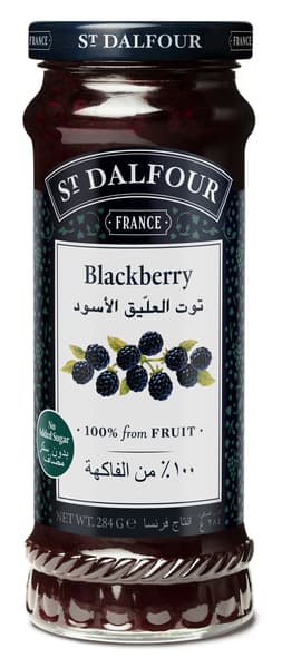 St Dalfour Black Raspberry Jam 284 G