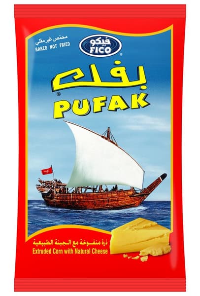 Fico Pufak Natural Cheese Corn Puffs 23G