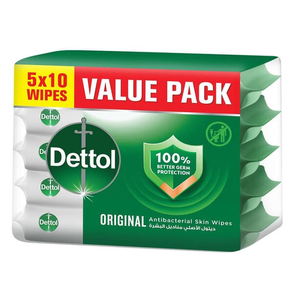 Dettol Original Antibacterial Skin Wipes