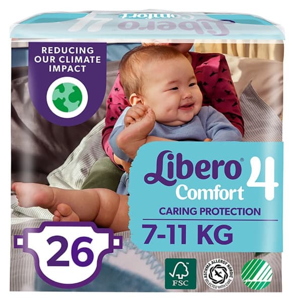 Comfort Stage 4 (7-11Kg) Diapers