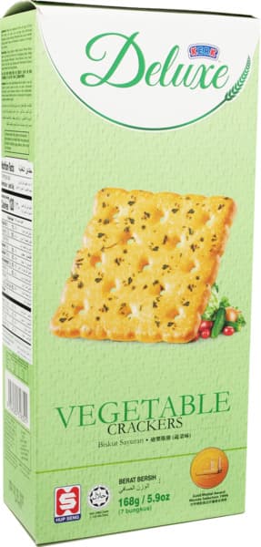 Kerk Deluxe Vegetable Crackers 168G