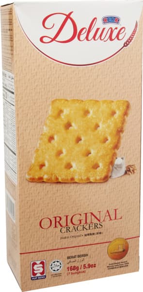 Kerk Deluxe Original Calcium Crackers 168G