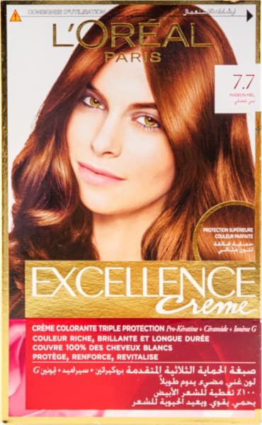 L'Oreal Excellence Creme 7.7 Honey Brown