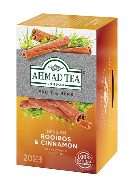 Ahmad Tea Rooibos & Cinnamon Tea 20's
