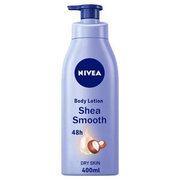 Nivea Smooth Shea Body Lotion Dry Skin 400Ml