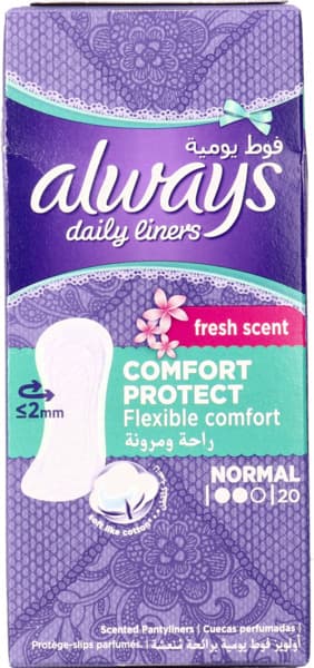 Always Liners Comfort Protect Fresh