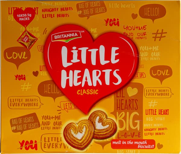 Britannia Little Hearts Biscuits