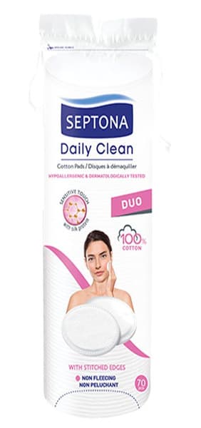 Septona Double Faced Non Fleecing Cotton Pads 70's