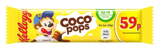 Kellogg's Coco Pops Cereal Milk Bar 20G