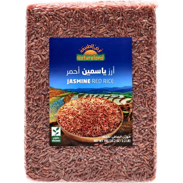 Natureland Organic Jasmine Red Rice 1Kg