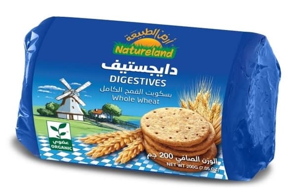 Natureland Organic Whole Wheat Digestives 200 G
