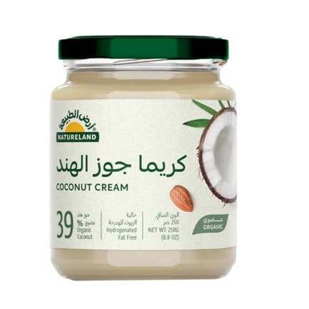 أرض الطبيعة كريمة جوز الهند 250 جم