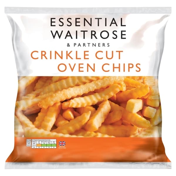 Essential Waitrose Crinkle Cut Oven Chips 900G