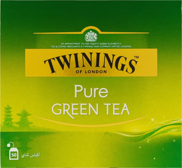 Twinings Pure Green Tea Bags 50's