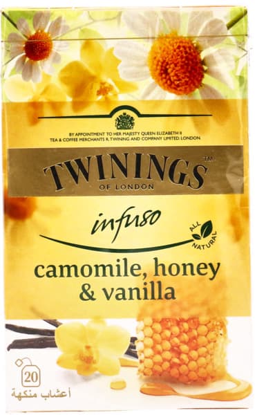 Twinings Infusions Camomile Honey & Vani Tea Bags