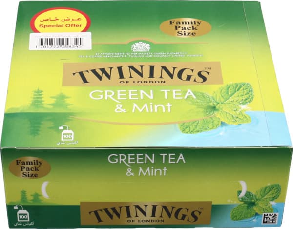Twinings Green Tea & Mint 100's