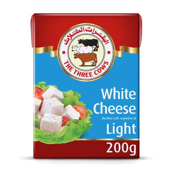 The Three Cows Cheese Low Fat 200G