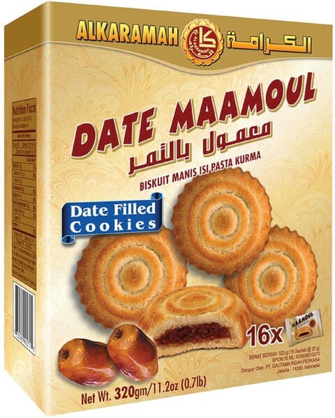 Al Karamah Date Maamoul Filled Cookies 320G